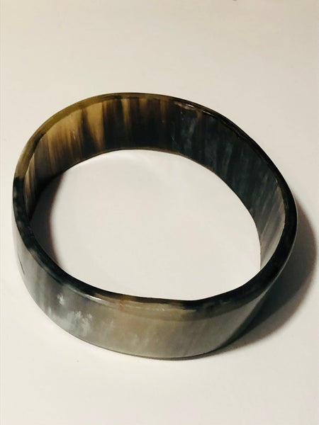 Black Cow Horn Bracelet - large