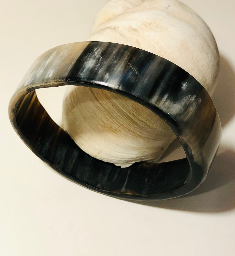 Black Cow Horn Bracelet - large